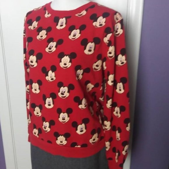 Disney Mickey Mouse Sweatshirt Size Medium - Picture 2 of 4